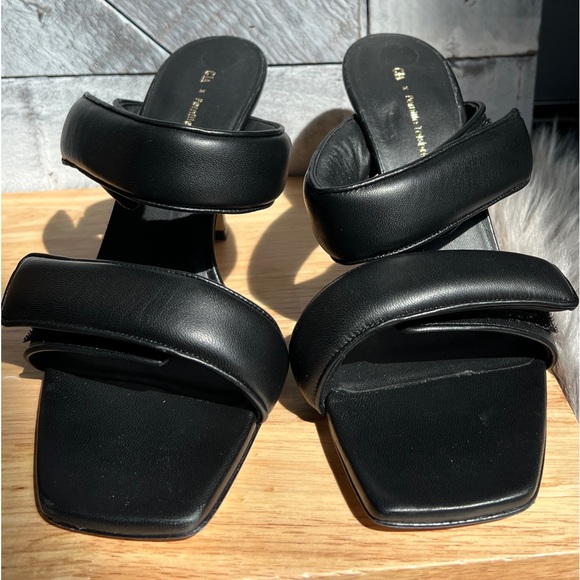 GIA BORGHINI PERNILLE TEISBAEK NEW PERNI LEATHER DOUBLE STRAP HEEL - Picture 6 of 13